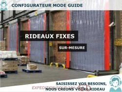 RIDEAUX LANIERES PVC FIXES  RIDEAU FIXE A LANIERES PVC SOUPLES