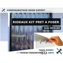 KIT RIDEAU A LANIERE PVC SOUPLES - EXPERT