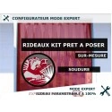 KIT RIDEAU A LANIERES PVC SOUDURE ANTI-UV