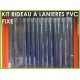 KIT RIDEAU PVC KIT RIDEAU A LANIERES PVC TRANSLUCIDE