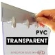 Découpe de lanieres PVC REMPLACEZ VOS LANIERES DE RIDEAU PVC TRANSPARENT